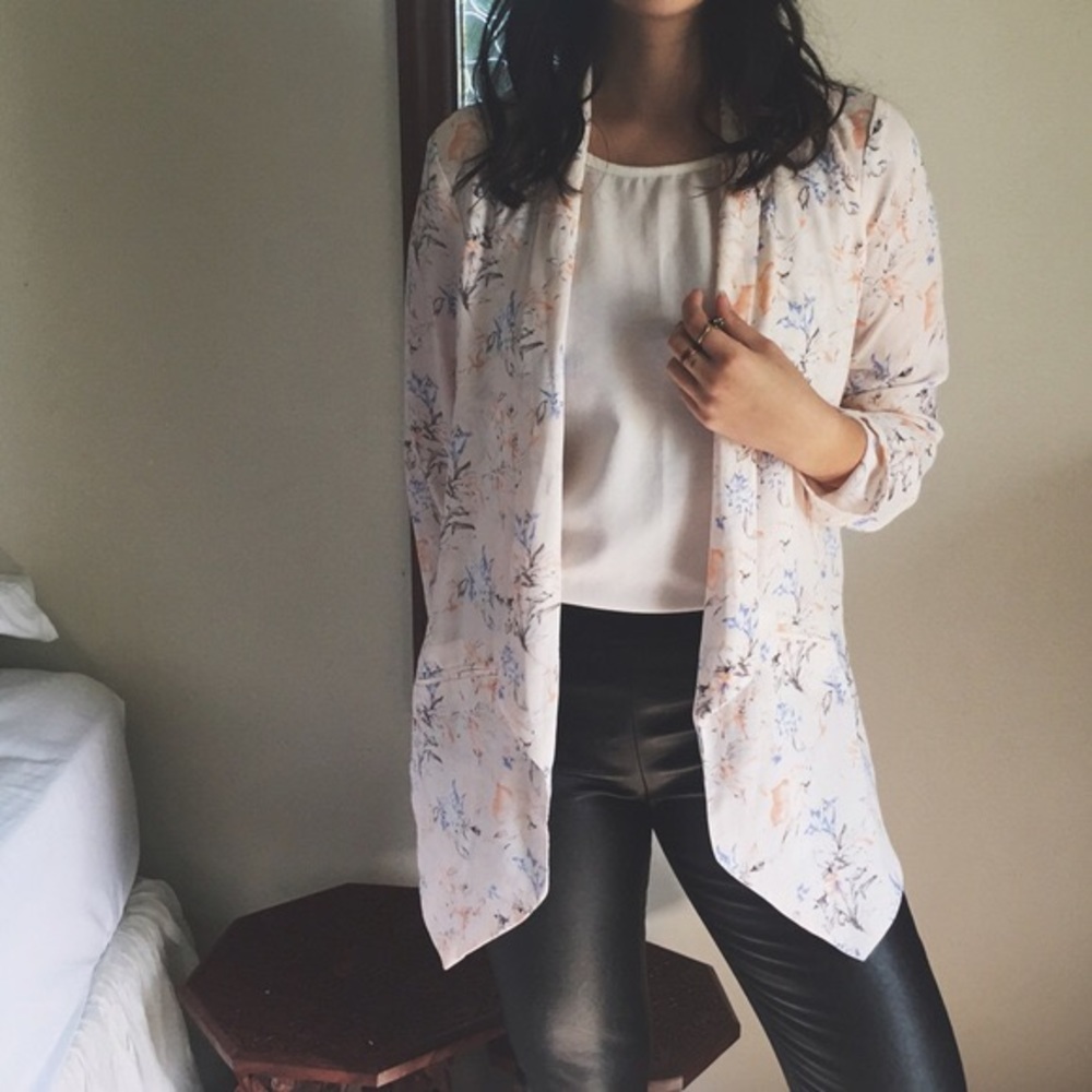 Astr floral blazer worn once